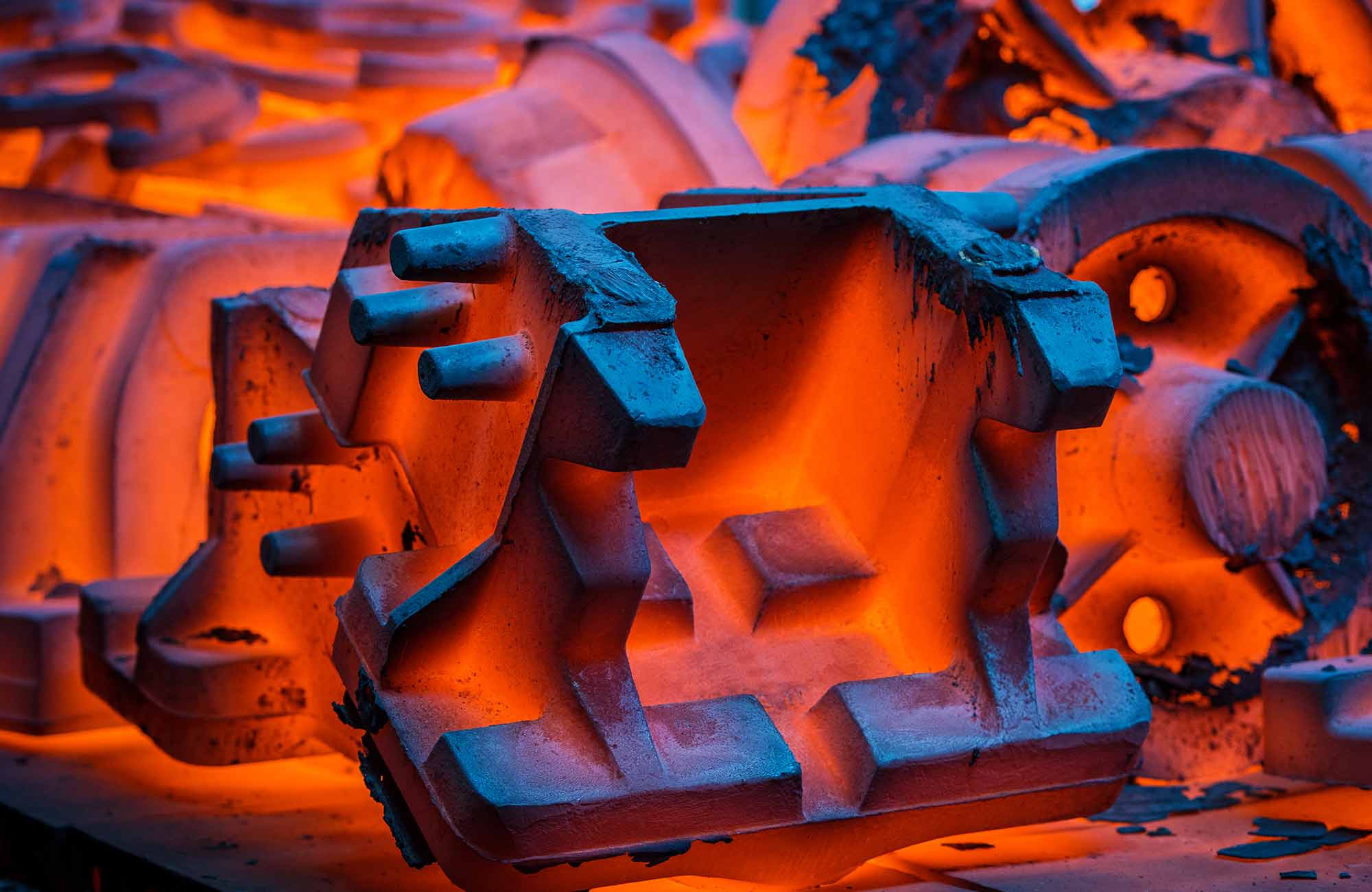 Forging sand store