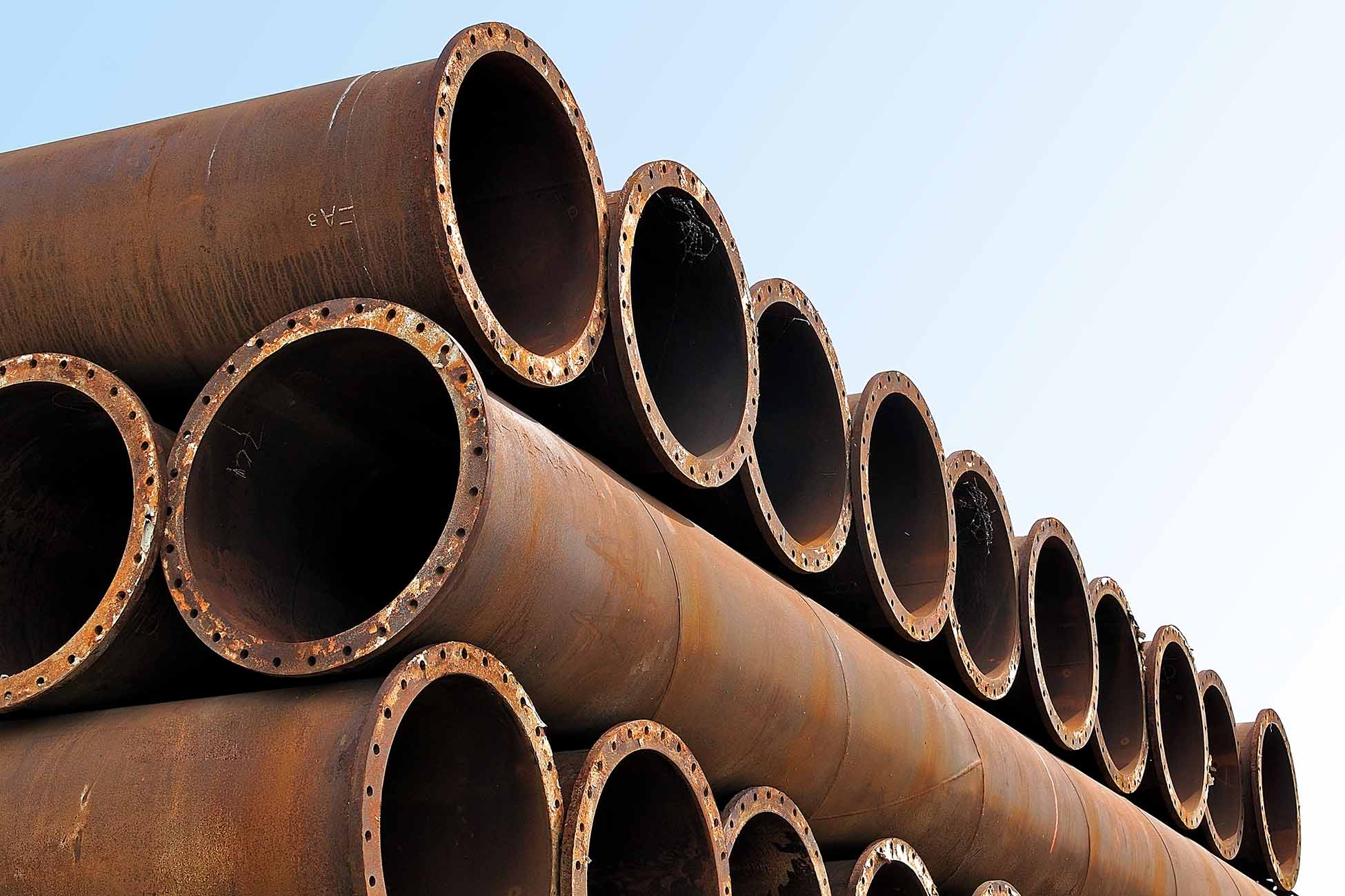 cast iron pipes